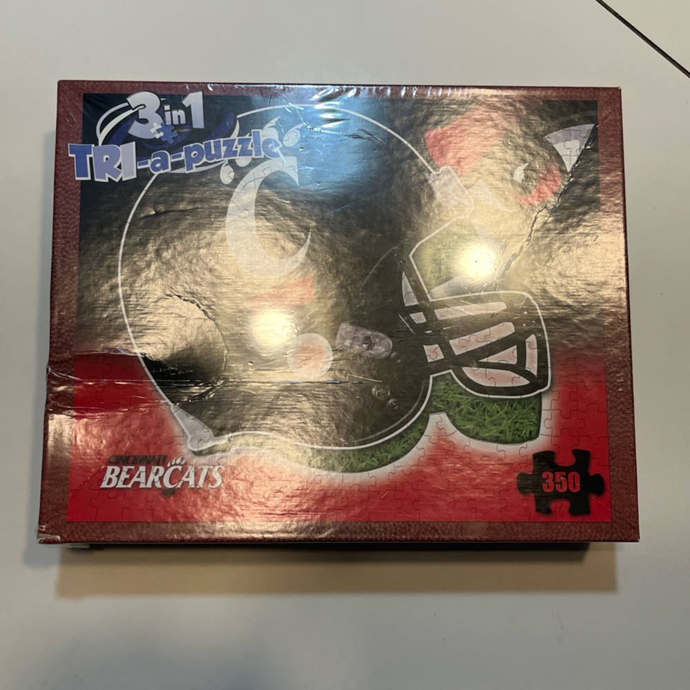 NCAA Bearcats 3-in-1 Puzzle - Red and Black